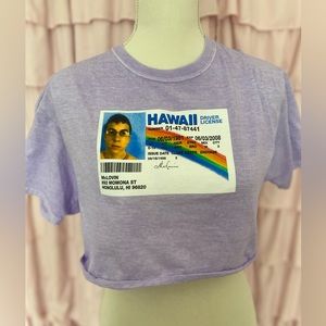 Mclovin cropped tee